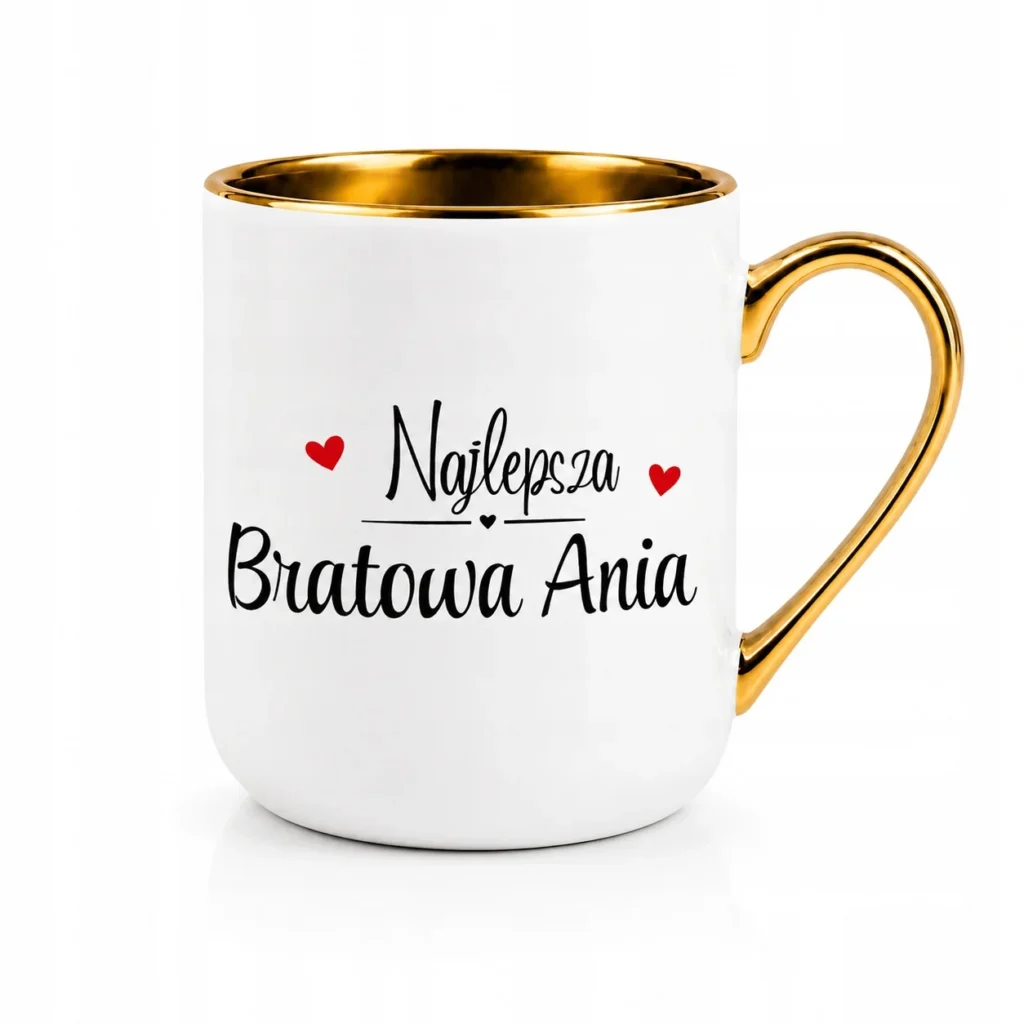 Kubek Najlepsza Bratowa Personalizowany Imię Prezent Dla Bratowej