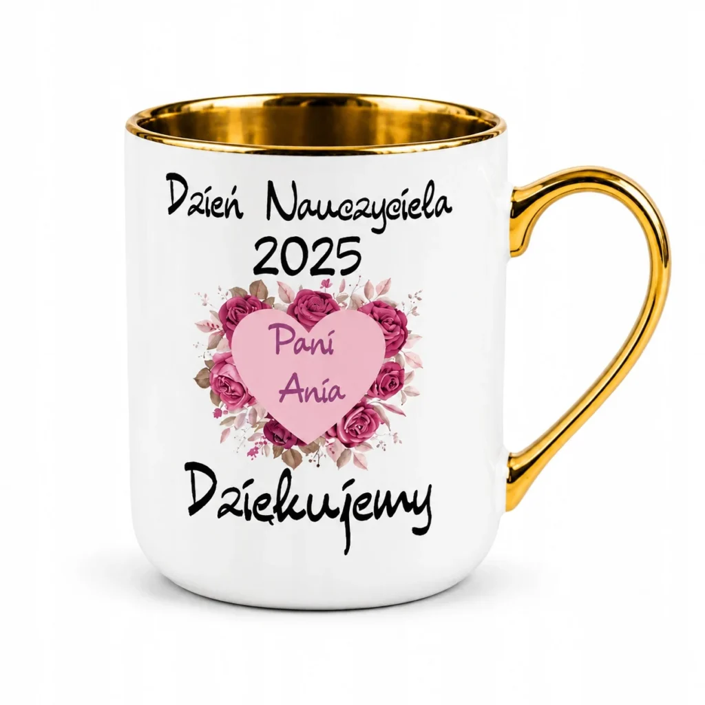 Kubek Dla Nauczyciela Personalizowany Imię Podziękowanie Od Klasy