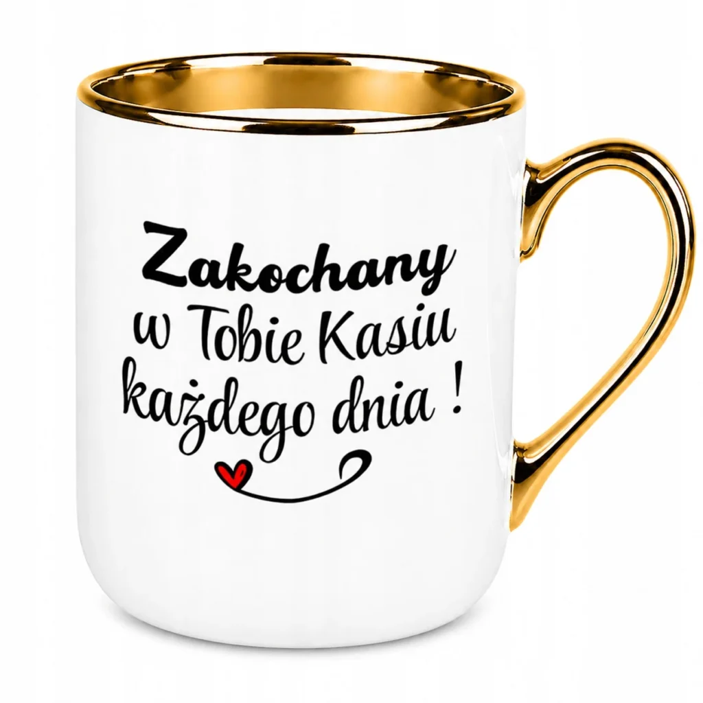 Kubek personalizowany „Zakochany w Tobie każdego dnia" prezent dla niej