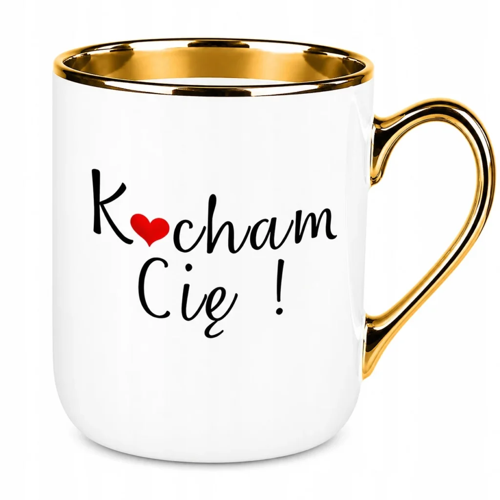 Kubek z Napisem Kocham Cię Prezent Dla Niej Dla Niego 330 ml