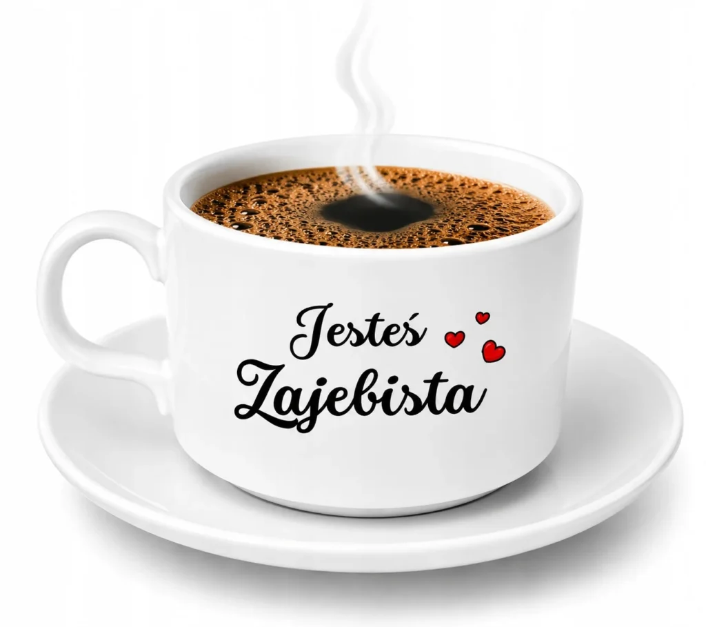 Filiżanka „Jesteś Zajebista” - Śmieszny Prezent dla Niej 150 ml