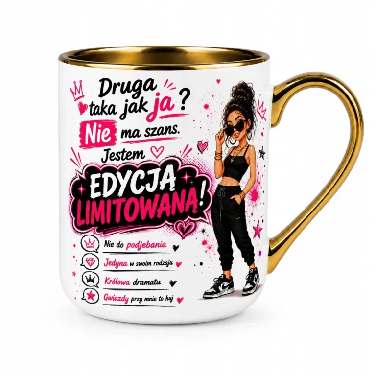 Kubek Edycja Limitowana Dla Kobiety Personalizowany Prezent