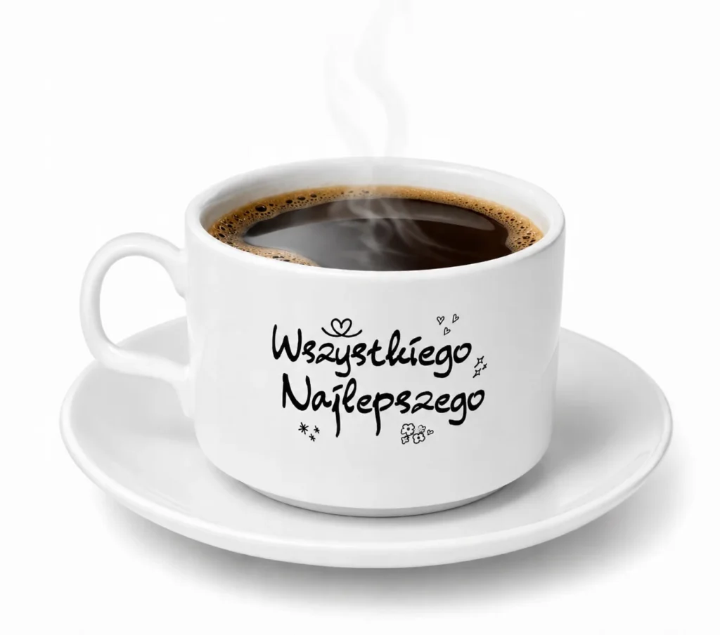 Filiżanka WSZYSTKIEGO NAJLEPSZEGO 150 ml prezent na urodziny